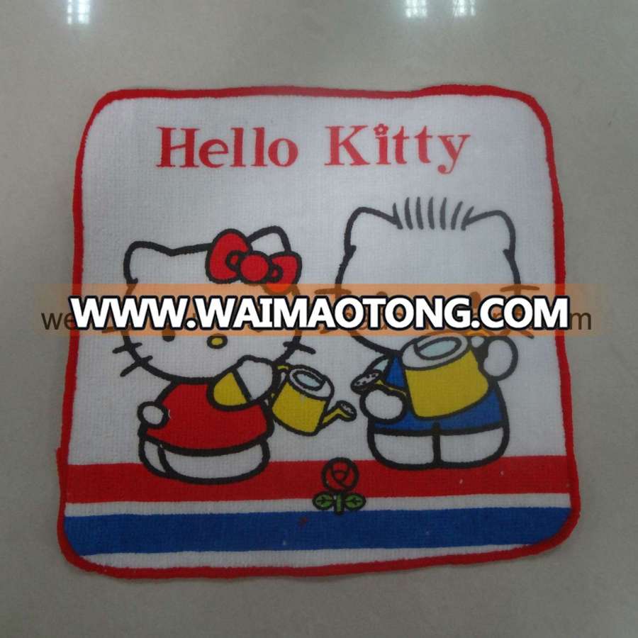 Kids Cartoon Small Square Towel