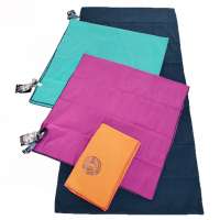 China supplier recycled sand free quick dry plain color microfiber travel towel