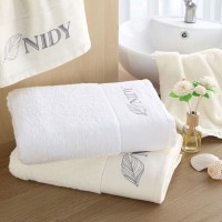 100% Cotton Jacquard Woven Logo Hotel Bath Towel From China Supplier