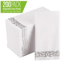 Disposable Soft and Absorbent Linen-Feel Paper Hand Towels